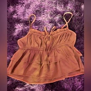 mustard colored dress tank